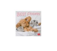 Legami - Calendario 2027 Pared, Best Friends, 12 meses, 18 x 18 cm