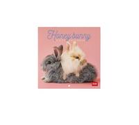 Legami - Calendario 2027 Pared, Honey Bunny, 12 meses, 18 x 18 cm