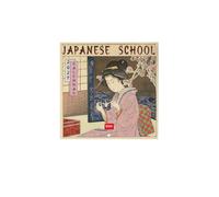 Legami - Calendario 2027 Pared, Japanese School, 12 meses, 18 x 18 cm
