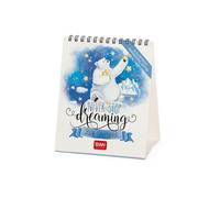 Legami - Calendario de Escritorio 2026, Aphorisms, 12 Meses y Planificador Anual, en 6 Idiomas, Signos del Zodiaco, Fiestas Internacionales, 12 X 14,5 Cm