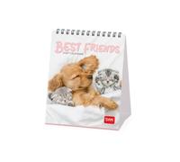 Legami - Calendario de Mesa 2027, Best Friends, 12 meses, 5 cm
