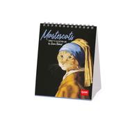 Legami - Calendario de Mesa 2027, Mastercats, 12 meses, 5 cm
