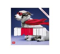 Legami - Calendario de pared 2025 - Calendario de pared grande 30 x 29 cm, 12 meses y planificador anual, espacio para notas y notas, 6 idiomas, signos del zodiaco y fiestas internacionales,