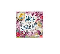 Legami - Calendario de pared 2026, Alice in Wonderland, calendario de pared pequeño, 12 meses y planificador anual, en 6 idiomas, espacio para notas, signos del zodiaco, fiestas internacionales, 18 x