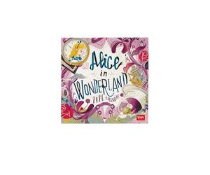Legami - Calendario de pared 2026, Alice in Wonderland, calendario de pared pequeño, 12 meses y planificador anual, en 6 idiomas, espacio para notas, signos del zodiaco, fiestas internacionales, 18 x