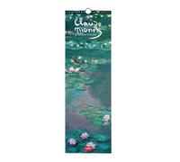 Legami - Calendario de pared 2026, Claude Monet, calendario de pared pequeño, 12 meses y planificador anual, en 6 idiomas, espacio para notas, signos del zodiaco, fiestas internacionales, 16 x 49 cm