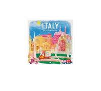 Legami - Calendario De Pared 2026, Italy, Calendario de Pared Pequeño, 12 Meses y Planificador Anual, en Inglés, Espacio para Notas, Signos del Zodiaco, Fiestas Internacionales, 18 X 18 Cm.