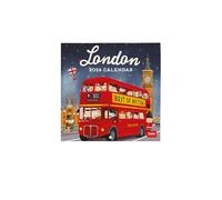 Legami - Calendario De Pared 2026, London, Calendario de Pared Pequeño, 12 Meses y Planificador Anual, en Inglés, Espacio para Notas, Signos del Zodiaco, Fiestas Internacionales, 18 X 18 Cm.