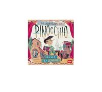 Legami - Calendario de pared 2026, Pinocho, calendario de pared pequeño, 12 meses y planificador anual, en 6 idiomas, espacio para notas, signos del zodiaco, fiestas internacionales, 18 x 18 cm