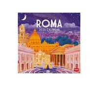 Legami - Calendario de Pared 2026, Rome, Calendario de Pared Grande, 12 Meses y Planificador Anual, en 6 Idiomas, Espacio para Notas, Signos del Zodiaco, Días Festivos Internacionales, 30 x 29 cm