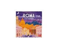 Legami - Calendario De Pared 2026, Rome, Calendario de Pared Pequeño, 12 Meses y Planificador Anual, en Inglés, Espacio para Notas, Signos del Zodiaco, Fiestas Internacionales, 18 X 18 Cm.