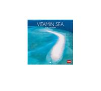 Legami - Calendario de Pared 2026, Vitamin Sea, Pequeño calendario de Pared, Planificador de 12 Meses y un Año, en 6 Idiomas, Espacio para Notas,Signos del zodiaco, Fiestas Internacionales,18 x 18 cm
