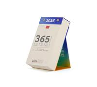 Legami - Calendario diario de mesa 2026, calendario con aforismos, aforismo diferente cada día, 365 hojas extraíbles, de papel FSC certificado, edición italiana, 10 x 17 cm