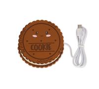 Legami - Calienta Taza, Warm it up, Cookie, Entrada Type-C, 10 x 10 cm, de Vinilo, Ideal para Tazas y Vasos con Fondo Plano
