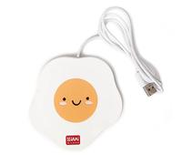 Legami - Calienta Taza, Warm it up, Egg, Entrada USB, 10 x 10 cm, de Vinilo, Ideal para Tazas y Vasos con Fondo Plano