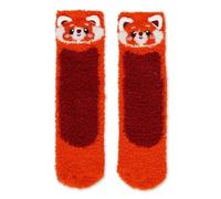 LEGAMI Calze Antiscivolo - Calcetines antideslizantes unisex (1 unidad), Red Panda, 35-42
