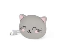 Legami - Cargador portátil, My Super Power, Batería Recargable, Cable USB Tipo C Incluido, Banco de Energía Portátil, 13 x 13 x 5,5 cm, Kitty