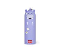 Legami - Cargador portátil - My Super Power, Carga 2 Dispositivos simultáneamente, Cable USB Tipo C Incluido, Power Bank portátil, diámetro 3,5 cm, Altura 11,60 cm, Hippo