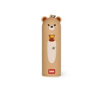 Legami - Cargador portátil - My Super Power, Carga 2 Dispositivos simultáneamente, Cable USB Tipo C Incluido, Power Bank portátil, diámetro 3,5 cm, Altura 11,60 cm, Oso de Peluche