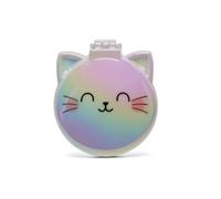 Legami Cepillo con espejo, se abre y cierra con un clic, cómodo y práctico de llevar a cualquier lugar, Kitty