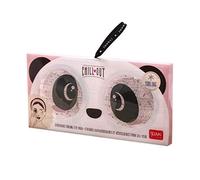 Legami - Chill Out, discos para los ojos refrescantes y reutilizables, 2 discos para ojos con efecto calmante, tema Panda, alivio inmediato después de una docena de minutos después de la aplicación