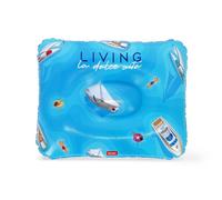 Legami - Cojín hinchable de playa, cómodo cojín ultraligero de playa piscina camping, diámetro 40 cm