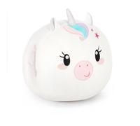 Legami – Cojín peluche Unicornio – Súper suave, calienta manos, apto para manos frías, 31x33x14 cm