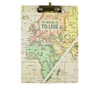 Legami Cpf0001 - Carpeta portadocumentos con clip Take Note 23 x 32 cm, 1 bloc de 40 hojas, incluye fundas, unisex, para adultos, viajes, S, Travel, Small, Tradicional