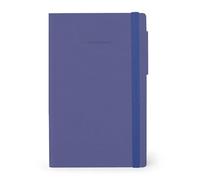 Legami - Cuaderno de hojas blancas My Notebook, Tema Future Dusk, tamaño mediano, papel FSC certificado, 192 páginas, tapa blanda, cierre elástico, 13 x 21 cm