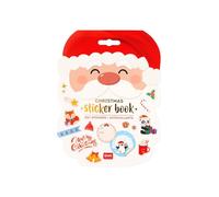 Legami - Cuaderno de pegatinas navideñas, 8 hojas con más de 150 pegatinas de papel, Sticker Book con etiquetas de regalo, sellos cerrados, pegatinas decorativas para Navidad