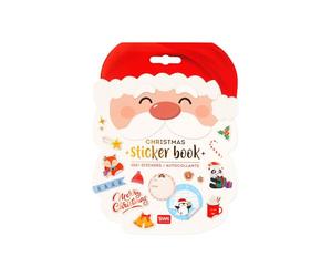 Legami - Cuaderno de pegatinas navideñas, 8 hojas con más de 150 pegatinas de papel, Sticker Book con etiquetas de regalo, sellos cerrados, pegatinas decorativas para Navidad