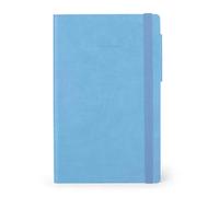 Legami - Cuaderno de puntos My Notebook, Retro Blue, Medium, papel FSC certificado, 192 páginas, tapa blanda, cierre elástico, doble marcador, 13 x 21 cm