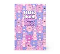 Legami - Cuaderno de rayas de 7 mm, Teddy Bear, tamaño B5, grande, papel certificado FSC, 100 páginas, encuadernación Singer Stitch, 18.5 x 24.8 cm