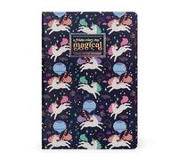 Legami - Cuaderno de rayas mediano, A5, 14,2 x 21 cm, cuaderno de notas con líneas, papel certificado FSC, diseño de unicornio