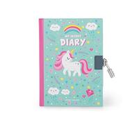 Legami - Diario secreto con candado, 328 páginas, con marcador de página, de papel certificado, 11 x 15,5 cm, tema Unicorn