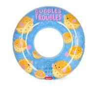 Legami - Donut Hinchable Piscina, Maxi Hinchable para Niños y Adultos, Hinchable Playa Mar, Soporta hasta 80 Kg, con Forma de Salvavidas, Diámetro 102 cm, Pufferfish