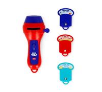 Legami - Érase una Vez Red, proyector Linterna de Cuentos, proyecta 3 Cuentos Infantiles, 3 Discos con 8 Diapositivas Cada uno, Pilas AAA no Incluidas, 7 x 14.5 x 6.3 cm