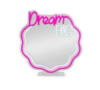 Legami - Espejo con Luz LED Efecto Neón, It's a Sign, Alimentación a Través de Cable Tipo-C (Incluido). Base de Apoyo Extraíble y Orificios de Sujeción para Colgarlo