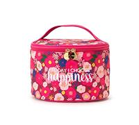 Legami - Bolsa de Maquillaje espaciosa, Cierre de Cremallera, Bolsillos Interiores, Bridas para Pinceles, de Viaje, 21 x 19 cm, Flowers., Casual