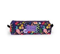 Legami - Estuche My Pencil Case, Tema Flowers, Cierre de Cremallera Plástico Reciclado, Resistente, Gran Capacidad, Práctico, para Escuela, Oficina, 22 x 6 cm