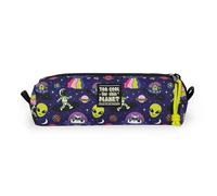 Legami - Estuche My Pencil Case, Tema Space, Cierre de Cremallera Plástico Reciclado, Resistente, Gran Capacidad, Práctico, para Escuela, Oficina, 22 x 6 cm