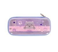 Legami - Estuche Wonderwow, Tema Kitty, 2 Compartimentos y Portalápices Interior, Compartimento Interior con Tejido de Malla, Cierre de Cremallera, 23 x 11 x 5 cm