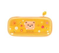 Legami Estuche Wonderwow – Teddy Bear, 2 compartimentos, portalápices, malla, cremallera, 23x11x5 cm
