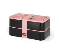 Legami - Fiambrera, incluye 3 cubiertos, Sushi Cat, recipiente, capacidad 1200 ml, a prueba de fugas, apta para microondas y lavavajillas.