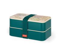 Legami - Fiambrera para el almuerzo, con 3 cubiertos incluidos, Travel, capacidad 1200 ml, a prueba de fugas, apta para microondas y lavavajillas, ideal para escuelas, oficina, trabajo