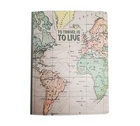 Legami Foglio B5 - Quaderno a Righe, Multicolore (Travel), 18,5x24,8 Cm, LARGE