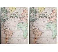 Legami Foglio B5 - Quaderno a Righe, Multicolore (Travel), 18,5x24,8 Cm, LARGE (Paquete de 2)