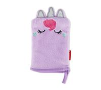 Legami - Guante desmaquillante, Reutilizable, Tejido Suave, Elimina el Maquillaje de la Cara, Lavable, hipoalergénico, ecológico, 12 x 22,5 cm, Tema Unicorn