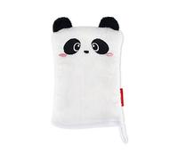 Legami - Guante desmaquillante, Reutilizable, Tejido Suave, Elimina el Maquillaje Facial, Lavable, hipoalergénico, ecológico, 12 x 19 cm, Tema Panda