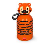 Legami - Hot & Cold BFF Thermal Water Bottle for Children, Tiger Theme, in 18/8